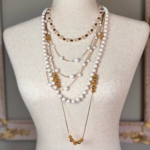 Bundle of Vintage Stackable Necklaces